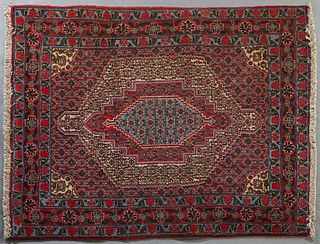 Oriental Carpet, 4' 3 x 5' 4. Provenance: Palmira, the Estate of Sarkis Kaltakdjian (Sarkis Oriental Rugs), Prairieville, Louisiana.