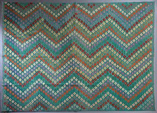 Turkish Kilim Carpet, 8' 5 x 11' 3.