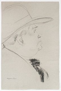 Georges Henri Manzana Pissarro - Untitled (Man in