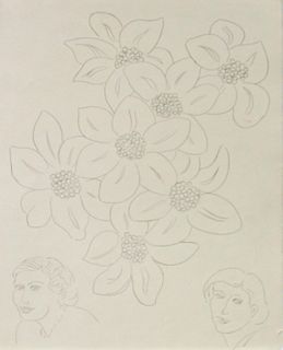 Henri Matisse - Les Fleurs avec Remarques