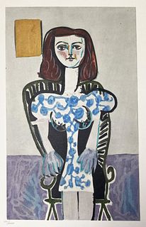 Pablo Picasso (After) - Ragazza Seduta