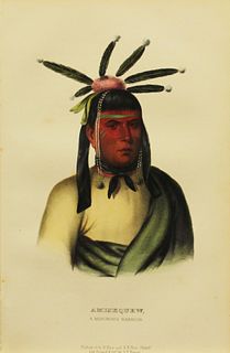 Charles Bird King - Amiskquew A Menominie Warrior