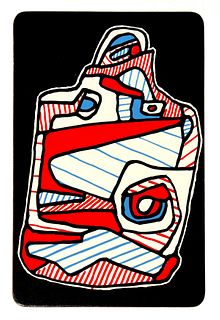 Jean Dubuffet - 4: La Valise (from Banque a l'Hourlope)