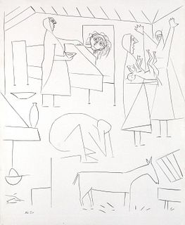 Pablo Picasso - Untitled from "Dos Contes"