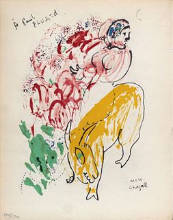 Marc Chagall- Untitled from "Le Dur Desir De Durer"