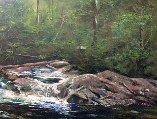 Jim Hallenbeck "Duggars Creek at Linville Falls  NC"