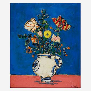 Paul Aïzpiri (French, 1919-2016) Floral Still Life