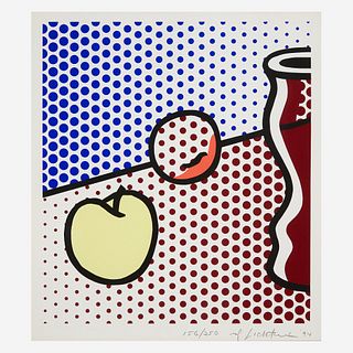 Roy Lichtenstein (American, 1923-1997) Still Life with Red Jar