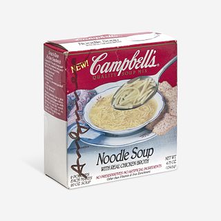 Andy Warhol (American, 1928-1987) Untitled (Campbell's Noodle Soup Box)