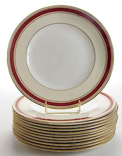 12 George Jones & Sons Dinner Plates