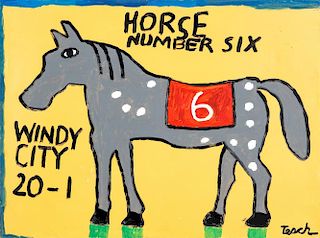 Mike Tesch (20th c.) Horse Number Six