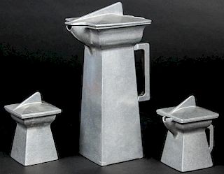 Bruce Fox for Wilton Pewter Coffee Service