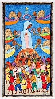 Seymour Etienne Bottex (Haitian, 20th c.) The Virgin Mary