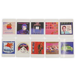 (10 Pc) Andy Warhol "Ads" Series Postcards