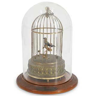 Antique French Automaton Bird Cage