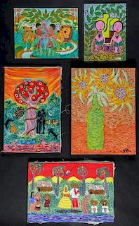 5 Paintings by Various Artists
