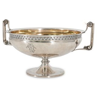 Gorham Double Handled Sterling Footed Bowl