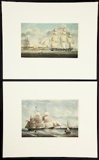 2 Mid 20th c. Nautical Lithographs