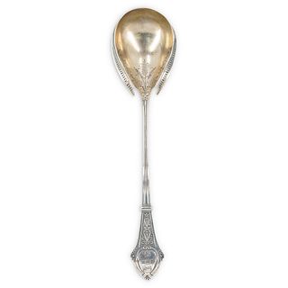 American W. Faber & Sons Coin Silver Ladle