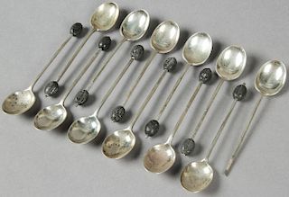 Vintage Mappin and Webb Silver Demitasse Spoons