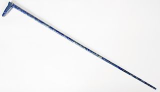 Fine Lapis Lazuli or Sodalite Walking Stick