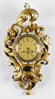 Westerstrand Giltwood Cartel Clock