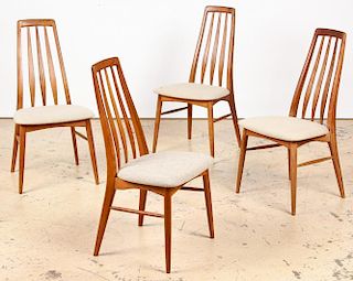 Set of 4 Moller Mid Century Danish Chairs