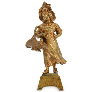 Brass Figurine of Woman