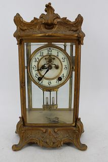 Antique Bronze Carriage Clock