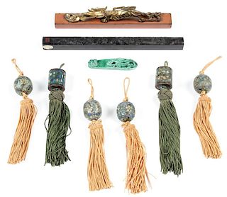 11 Antique Asian Scroll Accessories