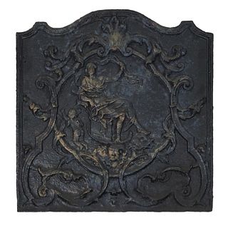 Victorian Cast Iron Plaque