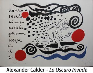 Alexander Calder - Lo Oscuro Invade