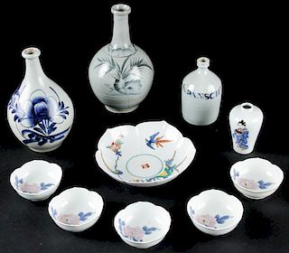 10 pc Antique Asian Porcelain Collection