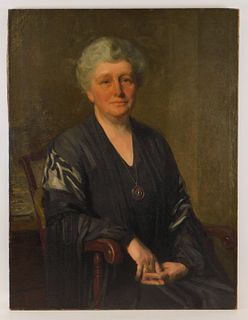Harold Abbott Green Portrait Painting