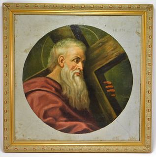 Aft Filippo Costaggini Religious Portrait Painting