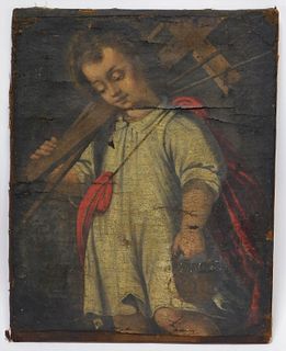 Old Master Christ Child Religious Painting