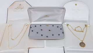 3PC Lady's Estate 14K Gold & Pearl Necklaces