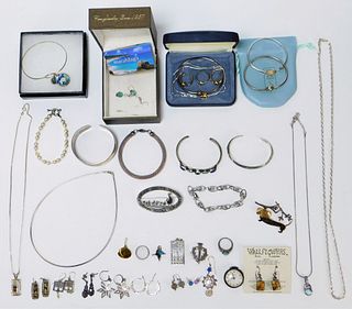LG Estate Collection of Sterling Silver Jewelry