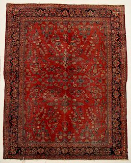 Antique Sarouk Rug: 10'2" x 13'3" (310 x 404 cm)