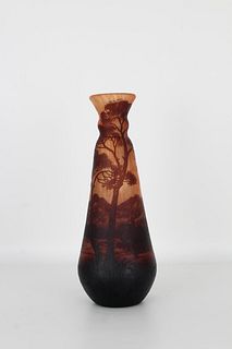 Richard Cameo Glass Vase, Loetz Factory