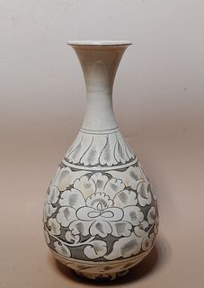 Chinese Cizhou Type Glazed Porcelain Vase