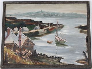 20th C. Impressionist Painting, Cape Cod MA