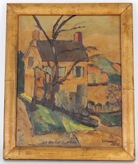 After Cezanne, "La Maison Du Pendu"