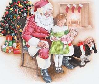 Jim Butcher (B. 1944) "Santa Claus"