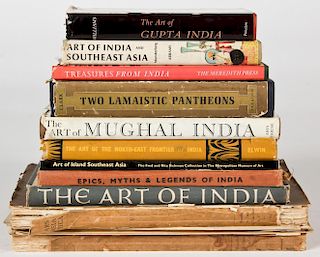 10+ pc Indian and South East Asia Art Reference Books