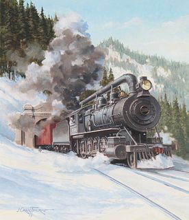 J. Craig Thorpe (B. 1948) "Washington Locomotive"