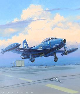 Jack Fellows (B. 1941) "North American FJ-1 Fury"