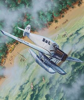 Steve Ferguson (B. 1946) "1919 Junkers F-13" W/C
