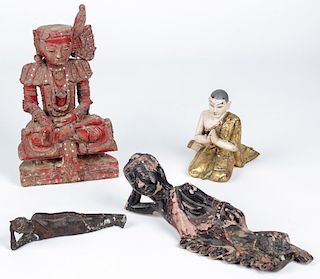 4 Buddha Figures