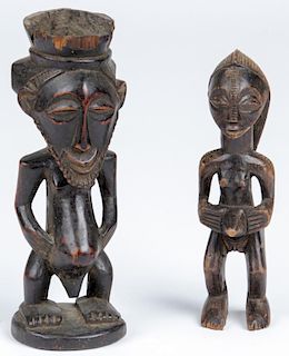 2 African Hemba Luba Figures
